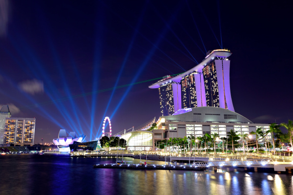 Skyline von Singapur