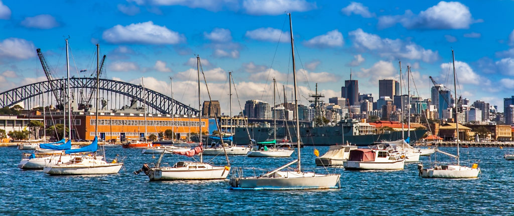 Sydney Harbour Bridge, Sydney, Australien, Sommer