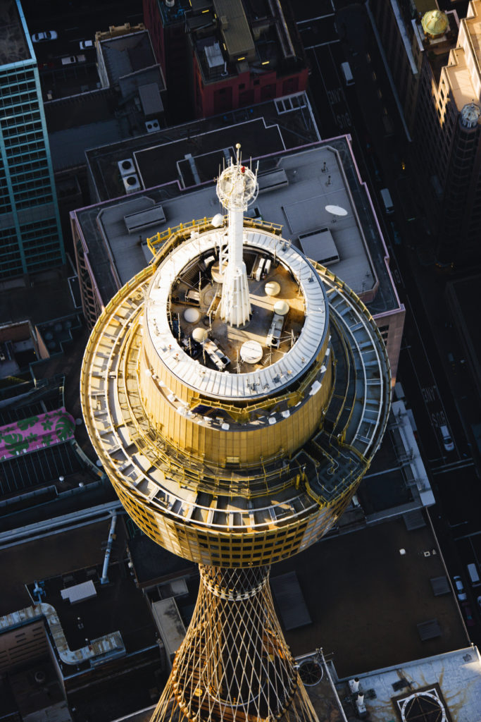 AMP-Tower, communications tower, TV tower, Sydney, Australia, crows nest