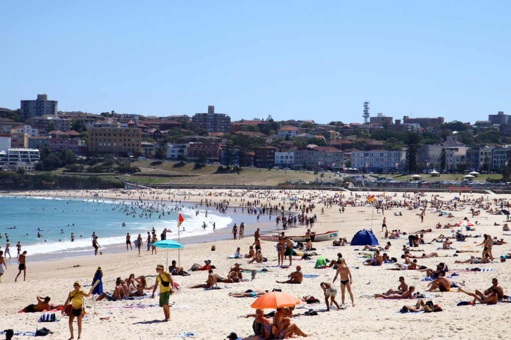 Strand, Sommer, Sydney, Australien