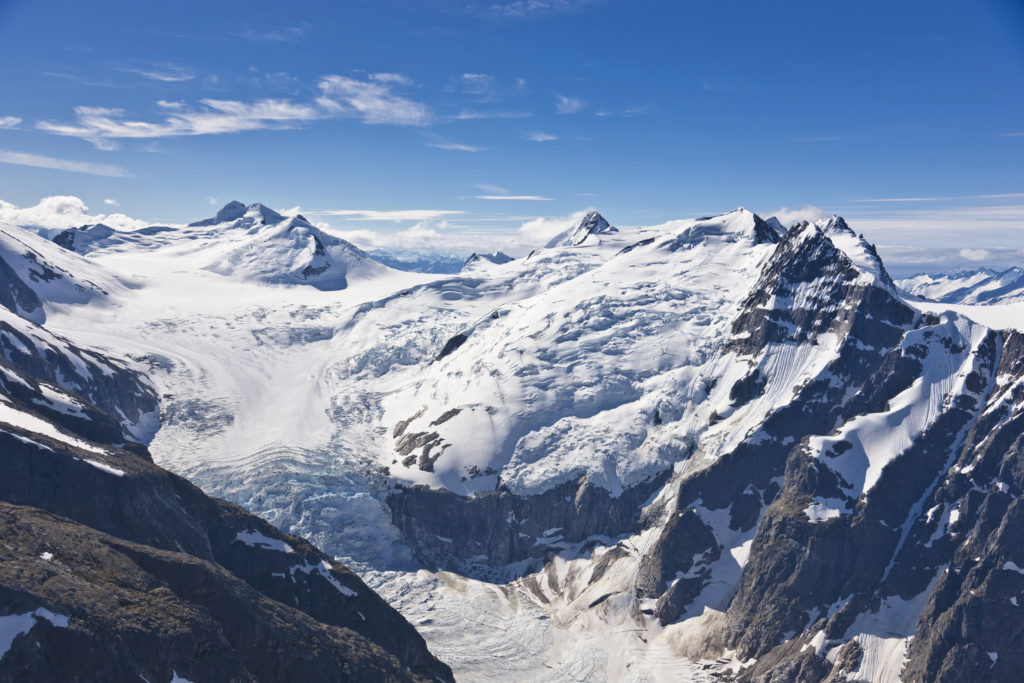 Gebirge, Alaska, Sonnig, Gletscher