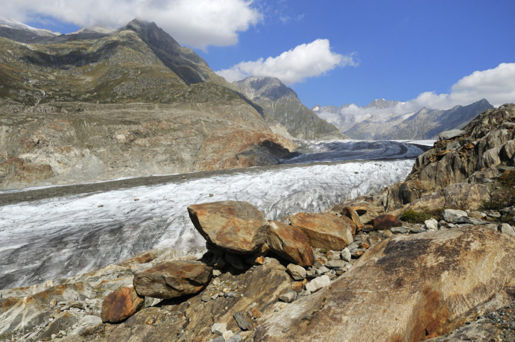 Grosser Aletschgletscher, UNESCO Weltnaturerbe Jungfrau-Aletsch-Bietschhorn, Goms, Wallis, Schweiz, Europa, imageBROKER