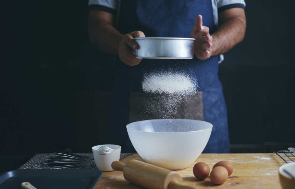 Baking, Whisker, Rolling Pin, Bowl, Sieve, Eggs, Cavan Images