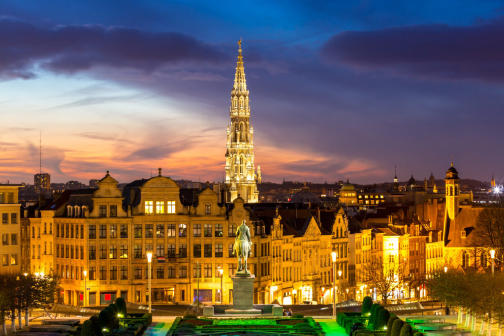 Brüssel, Belgien, Mont des Arts, Kunstberg