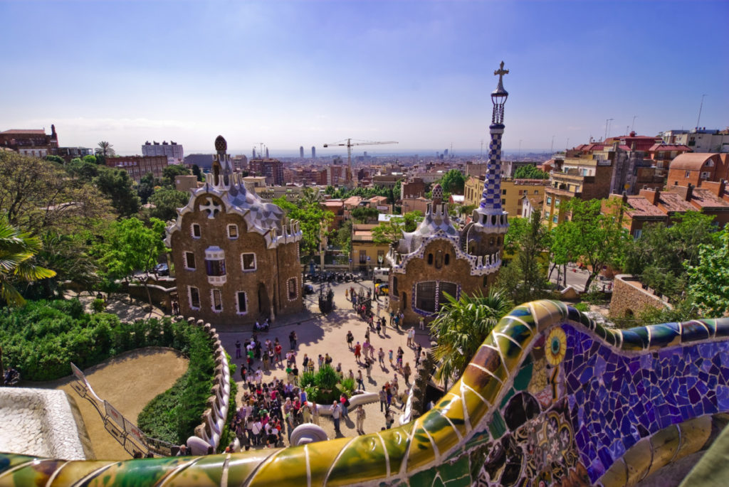 Barcelona, Spanien, Park Güell, Antonio Gaudi