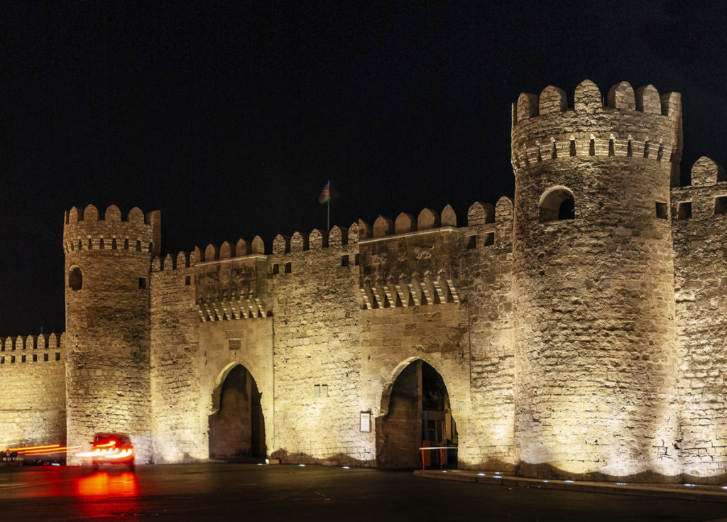 Stadtfestung, Wahrzeichen, Baku, Aserbaidschan, Stadt des Fußball 2020 Europameisterschaft, lizenzfrei, foto, stockfoto, bildagentur, panthermedia