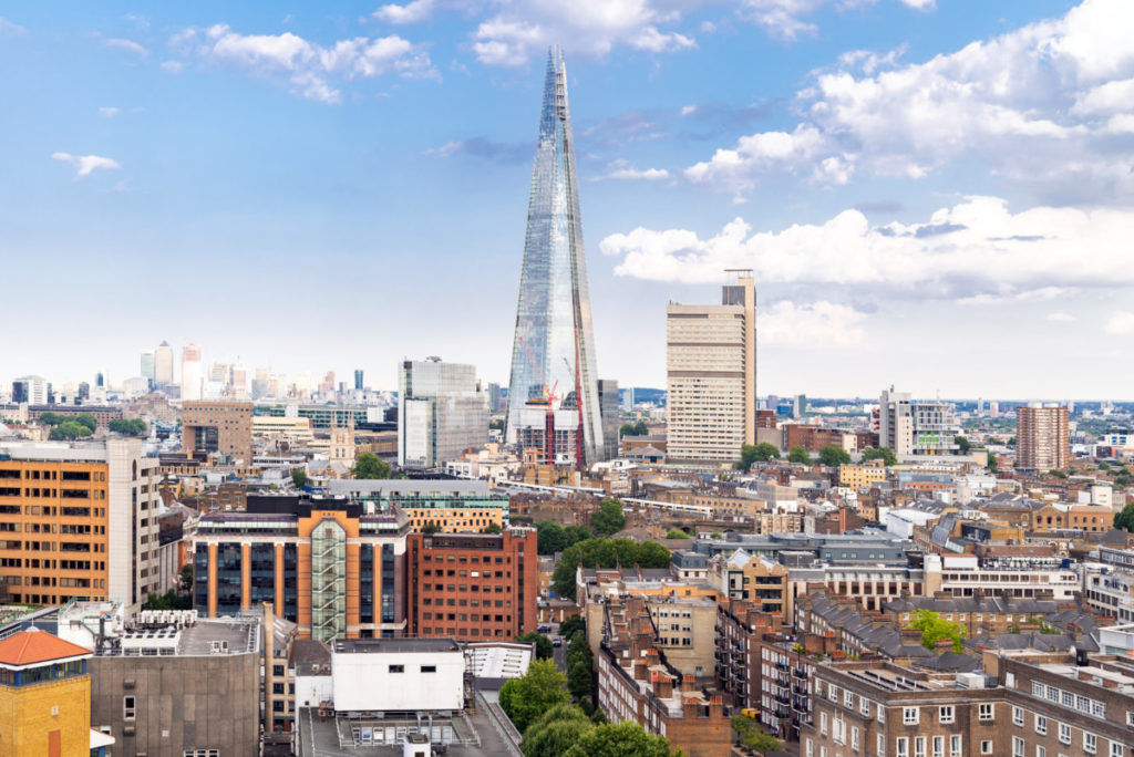 The Shard, London, UK, England, European Championship, City of Football 2020, royalty free, photo, stockphoto, stockagency, panthermedia