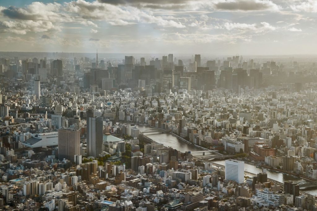 Tokyo, bird's eye view, Japan, City of Sport, 2020, Olympics, royalty free, photo, stockphoto, stockagency, panthermedia