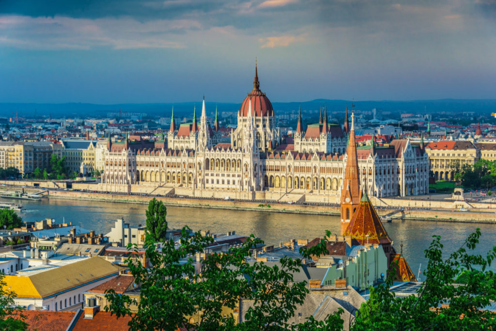 Budapest, Parlament, Stadt des Fußball 2020, Ungarn, Europameisterschaft, lizenzfrei, foto, stockfoto, bildagentur, panthermedia