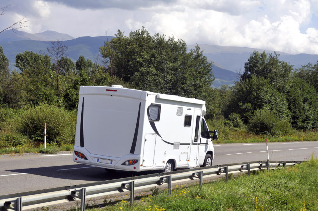 Camper, motorhome, RV, road, france, travelling, photo, royalty-free photo, royalty-free, panthermedia