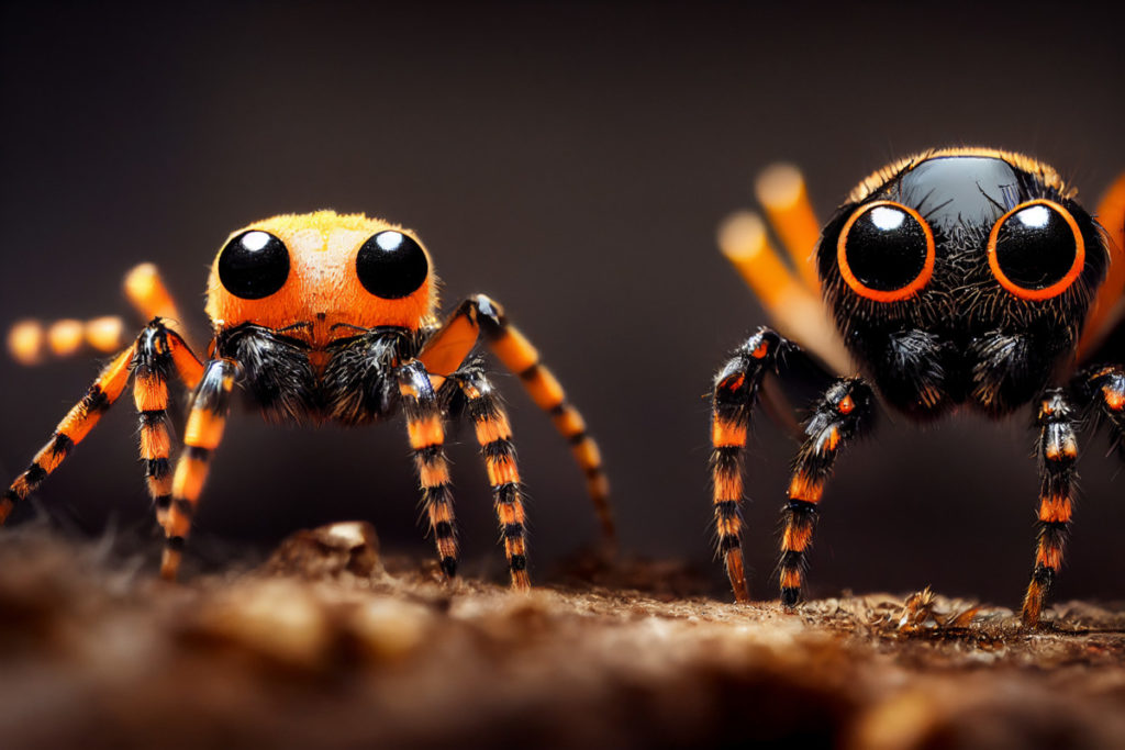 Spinnen gefahr ki generierte bilder lizenzfrei royalty free KI-Bild royaltyfree panthermedia